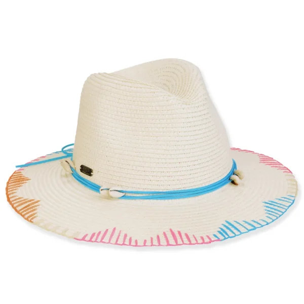 Women's Ivory, Paperbraid Safari, Brim 2.75" | Caribbean Joe | HCJ440