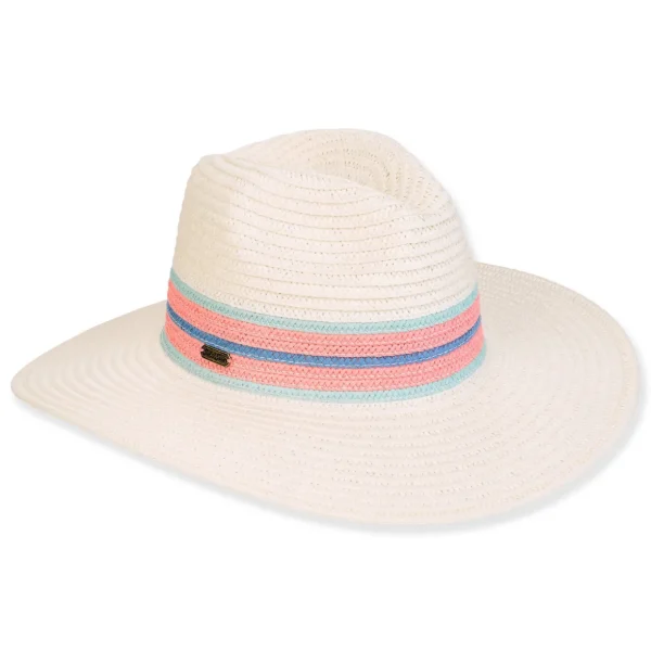 Women's Ivory, Paperbraid Safari, Brim 3.5" | Sun N Sand | HH3366 A