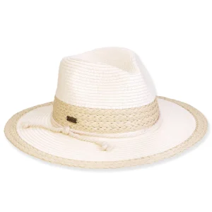 Women's Ivory, Paperbraid Safari, Brim 3" | Sun N Sand | HH3268 A