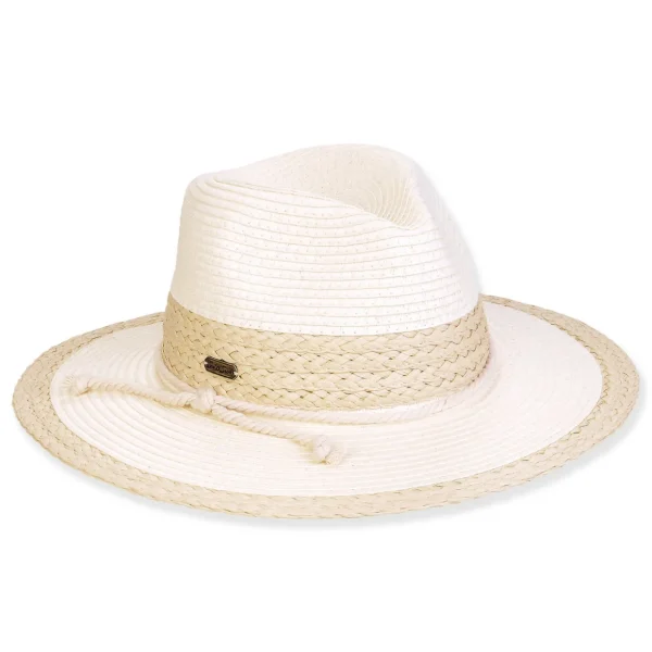 Women's Ivory, Paperbraid Safari, Brim 3" | Sun N Sand | HH3268 A