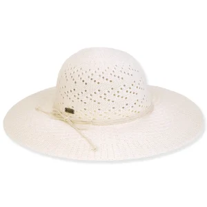Women's Ivory, Polyester Floppy, Brim 4" | Sun N Sand | HH3342 A