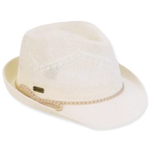 Women's Ivory, Polyester Fedora, Brim 2" | Sun N Sand | HH3341 A