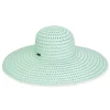 Women's Light Blue, Paperbraid/Ribbon XL Floppy, Brim 6" | Sun N Sand | HH3186 C