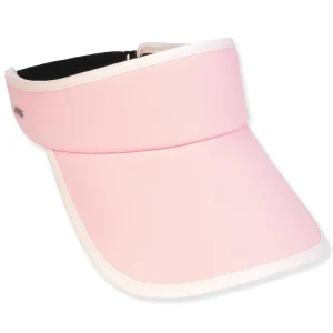 Women's Light Pink, Polyester Visor, Brim 4" | Sun N Sand | HH3311 A