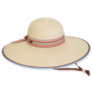 Women's Natural, Paperbraid Floppy, 5" | Sun N Sand | HH3182