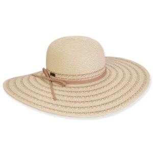 Women's Natural, Paperbraid Floppy, 5" | Sun N Sand | HH3180 A