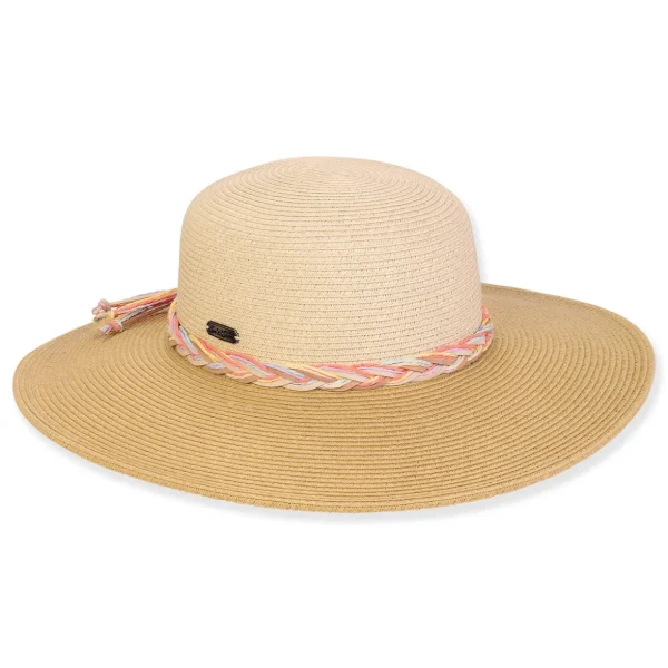 Women's Neutral, Paperbraid Floppy, Brim 4" | Sun N Sand | HH3389