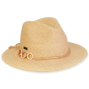 Women's Neutral, Raffia Fedora, Brim 2.5" | Sun N Sand | HH3380