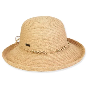 Women's Neutral, Raffia Upbrim, Brim 3"+1" Up Turn | Sun N Sand | HH3388