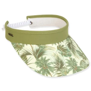 Women's Palm, Polyester Visor, Brim 3.5" | Sun N Sand | HH3324