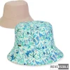 Women's Palm Tree, Cotton/Terry Bucket, Brim 2.5" | Sun N Sand | HH3419