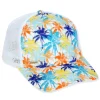Women's Palm Tree, Poly Trucker Cap, Brim 3" | Sun N Sand | HH3414