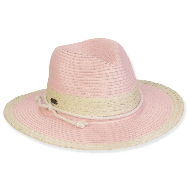 Women's Pink, Paperbraid Safari, Brim 3" | Sun N Sand | HH3268 B