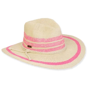 Women's Pink, Toyo Safari, Brim 4" | Sun N Sand | HH3357 A