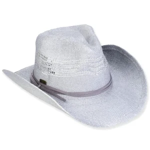 Women's Silver, Toyo Western, Brim 3.5" | Sun N Sand | HH3300 A