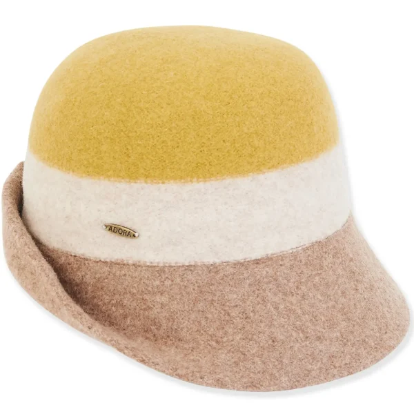 Women's Soft Wool Cloche Tapered Cap | AD1442