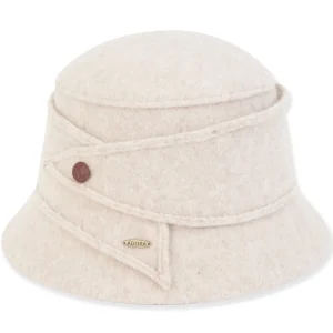 Women's Soft Wool Cloche Self Band Wrap Trim | AD1436