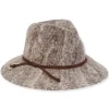 Women's Soft Wool Safari Faux Suede Trim | AD1460