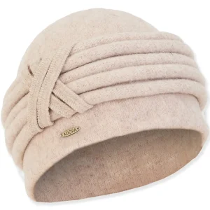 Women's Soft Wool Turban Self Trim | AD1451