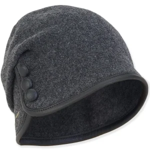 Women's Soft Wool Turban Faux Leather Edge | AD1452