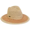 Women's Tan, 50% Cotton/50% Poly Safari, Brim 3.25" | Sun N Sand | HH3333 B
