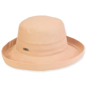 Women's Tan, Linen Up Brim, Brim 2.5"+1" Up Turn | Sun N Sand | HH3411 B