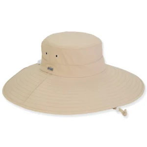 Women's Tan, Nylon Floppy, Brim 5" | Sun N Sand | HH3345 B
