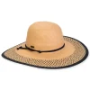Women's Tan, Paper Straw Floppy, Brim 5" | Sun N Sand | HH3372 B