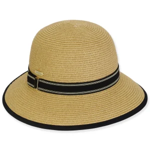 Women's Tan, Paperbraid Bucket, Brim 3" | Sun N Sand | HH3230 B