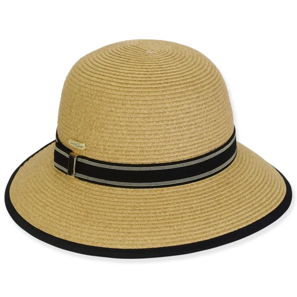Women's Tan, Paperbraid Bucket, Brim 3" | Sun N Sand | HH3230 B