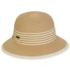 Women's Tan, Paperbraid Bucket, Brim 2.5" | Sun N Sand | HH3226 B