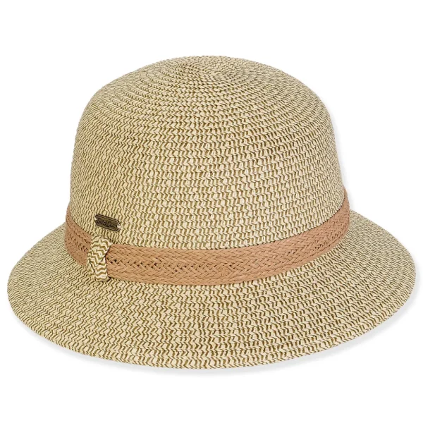Women's Tan, Paperbraid Bucket, Brim 2.5" | Sun N Sand | HH3225 A
