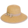 Women's Tan, Paperbraid Bucket, Brim 4" | Sun N Sand | HH3219 B
