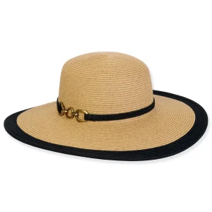 Women's Tan, Paperbraid Floppy, Brim 4" | Sun N Sand | HH3279 B