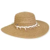 Women's Tan, Paperbraid Floppy, Brim 4.5" | Sun N Sand | HH3202 B