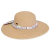 Women's Tan, Paperbraid Floppy, Brim 4" | Sun N Sand | HH3204 B