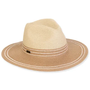 Women's Tan, Paperbraid Safari, Brim 3" | Sun N Sand | HH3261 B