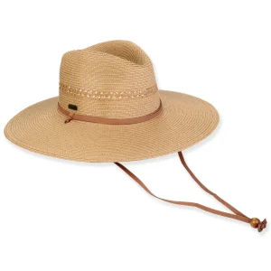 Women's Tan, Paperbraid Safari, Brim 4" | Sun N Sand | HH3245 B