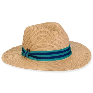 Women's Tan, Paperbraid Safari, Brim 2.75" | Sun N Sand | HH3422