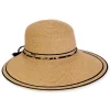 Women's Tan, Paperbraid Tapered, Brim 5"- 3.25" | Sun N Sand | HH3232 A