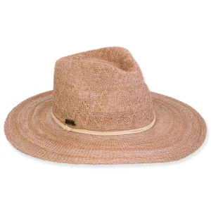 Women's Tan, Polyester Safari, Brim 3.5" | Sun N Sand | HH3339 B