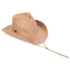 Women's Tan, Polyester Western, Brim 3" | Sun N Sand | HH3306 B