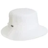 Women's White, Nylon Bucket, Brim 2.5" | Sun N Sand | HH3344 A
