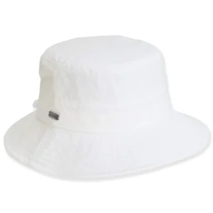 Women's White, Nylon Bucket, Brim 2.5" | Sun N Sand | HH3344 A