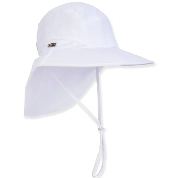Women's White, Nylon Floppy, Brim 4" | Sun N Sand | HH3346 A