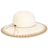 Women's White, Paperbraid Floppy, Brim 4" | Sun N Sand | HH3203 A