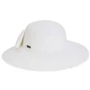 Women's White, Paperbraid Bucket , Brim 4" | Sun N Sand | HH3367 A
