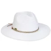 Women's White, Paperbraid Safari, Brim 3.25" | Sun N Sand | HH3269 A