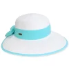 Women's White, Paperbraid Backless, Brim 3.5" | Caribbean Joe | HCJ437