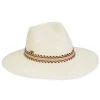 Women's White, Paperbraid Safari, Brim 3.5" | Sun N Sand | HH3255 A